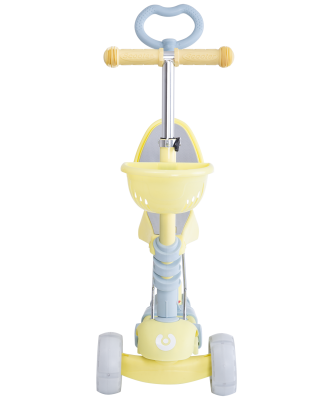 БЕЗ УПАКОВКИ Самокат-беговел Starlet, желтый