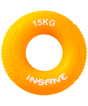 Эспандер кистевой IN22-HG200, силикагель, 15 кг, оранжевый