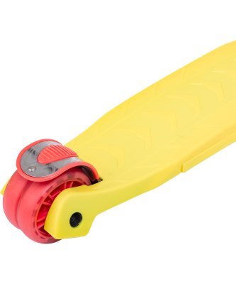 БЕЗ УПАКОВКИ Самокат 3-колесный Bunny, 135/90 мм, желтый/красный