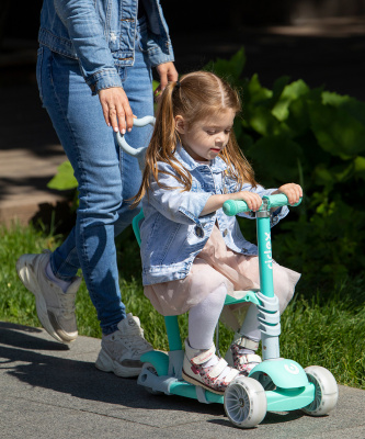 БЕЗ УПАКОВКИ Самокат-беговел Starlet, желтый