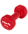 Гантель виниловая STARFIT DB-101 3 кг, красный.