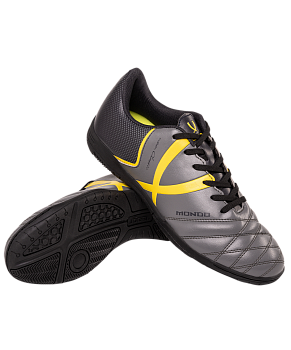 Бутсы зальные Mondo JSH102-Y, серый, р. 34-38