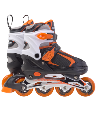 Ролики раздвижные Allure Orange, алюминиевая рама