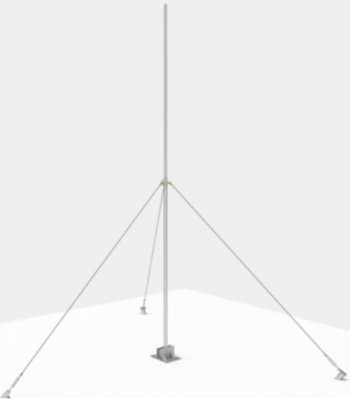 Мачта стальная телескопическая 10м